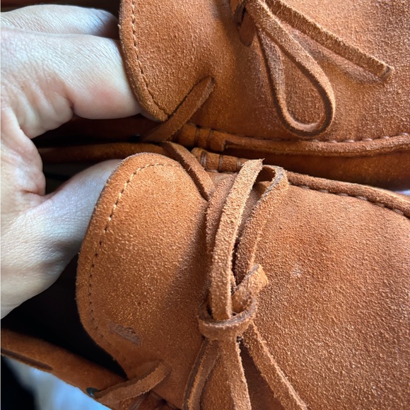 Tod’s Moccasin Suede Orange preowned size 7.5eu (fits 8-8.5us) - Picture 7 of 10